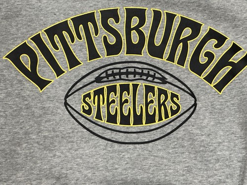 Pittsburgh Steelers NFL Men's Nike Grey Rewind LS Crew Sweatshirt Medium - NWT - Picture 6 of 10