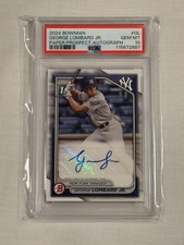 PSA 10 - 2024 Bowman George Lombard Jr. 1st Bowman Base Auto New York Yankees