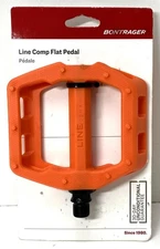 Bontrager bicycle LINE Comp Flat MTB Pedals BMX 9/16" Orange