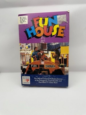 VINTAGE Fun House IBM/Tandy/PC Hi Tech Expressions  5.25'' Floppy Disk