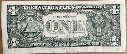 2013 B Duplicate Star Note Error Fancy Serial Number One Dollar Bill B04941906* - Picture 2 of 2