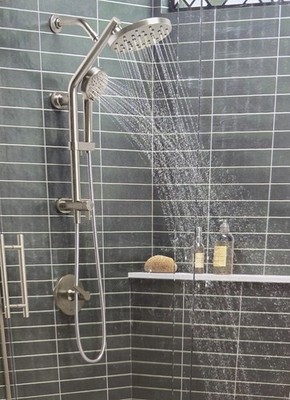 Kohler Hydrorail Multifunction Shower System Brushed Nickel R38001 3-in-1 - New