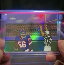 2025 Topps Chrome Football Lawrence Taylor Tecmo SSP Tecmo - 14 Giants CLEAN 💎