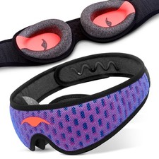 100 Light Blocking Sleep Mask for Side Sleepers Breathable Travel Nap