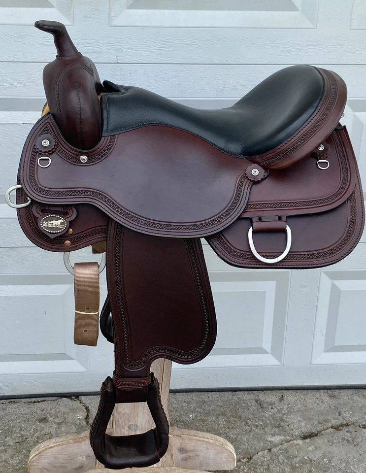 17" Circle Y ULTIMATE Trail~Ranch Show Saddle~2023 Model~SOFTE Leather~LIGHT USE - Image 3 of 4
