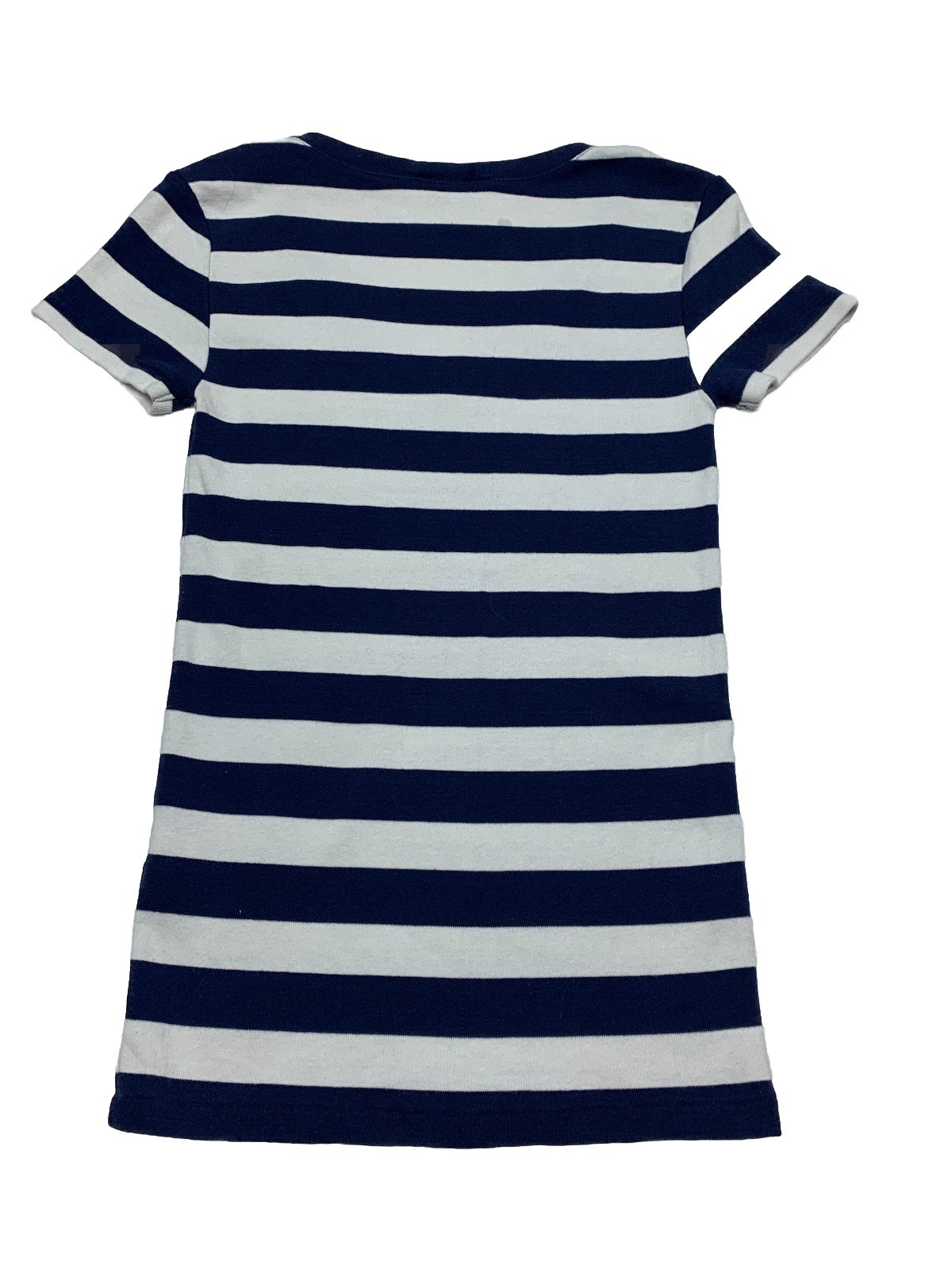 PONY T shirt Ralph Lauren Sport Wmn’s vintage anni 90 taglia S blu navy a righe manica corta scollo a V