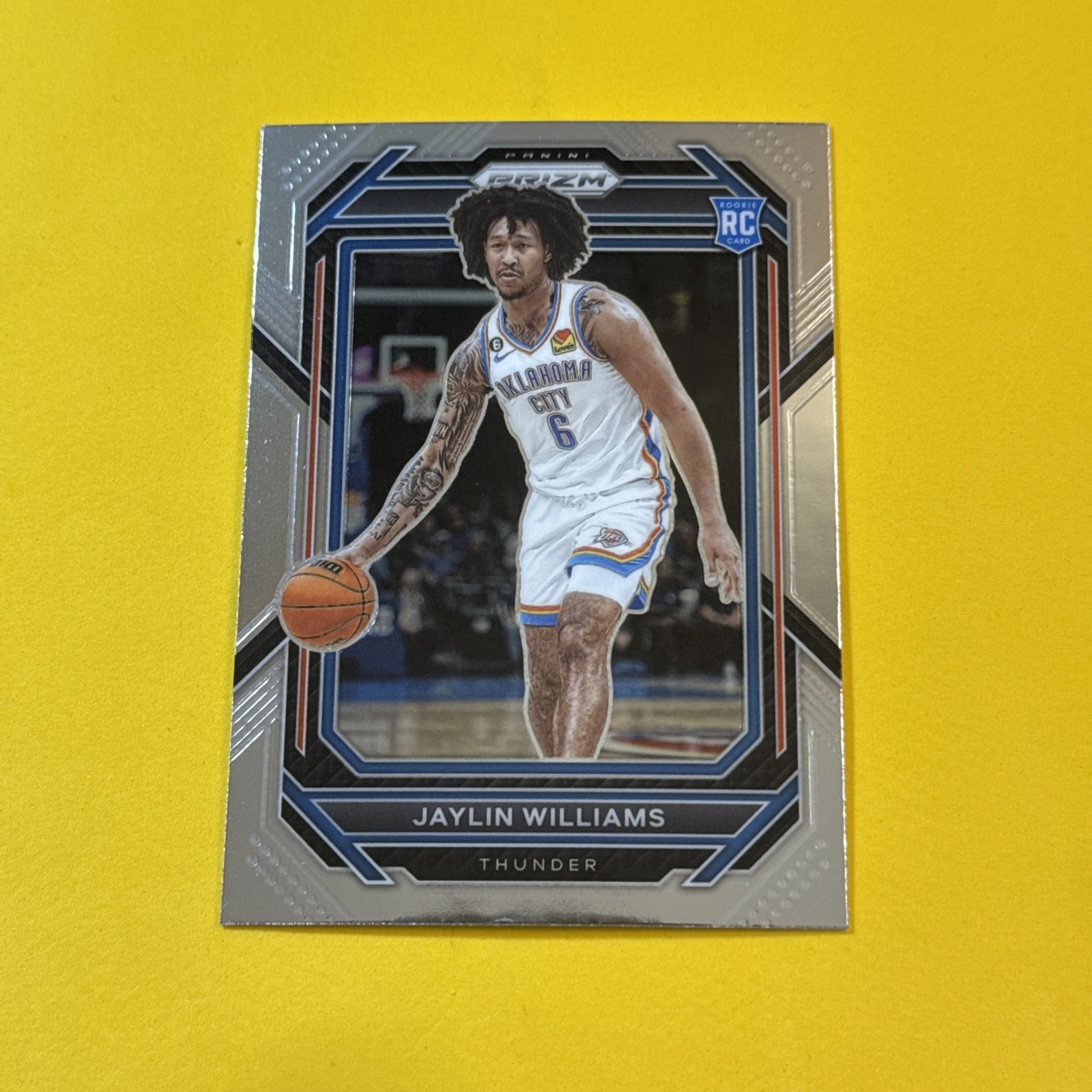 2022-23 Panini Prizm #247 Jaylin Williams ROOKIE Oklahoma City Thunder