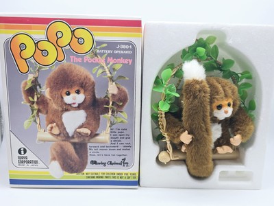 ⭐️ Vintage 1983 POPO The SINGING POCKET MONKEY Iwaya Corp Toy