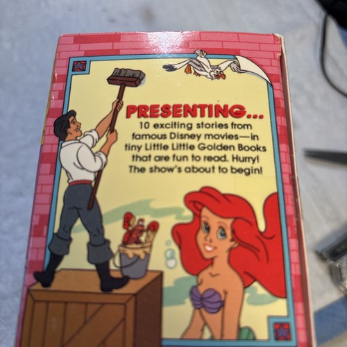 1993 Disney's Tiny Theater 10 kleine goldene Bücher mit Mickey Figur - Bild 5 von 5