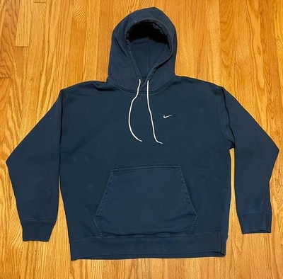 Nike Nikelab Solo Swoosh Mens Hoodie Size XL-TG CV0552-460 Valerian Blue
