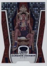 2019-20 Panini Crown Royale Rookie Royalty Blue 40/75 Cameron Johnson #39 7sd