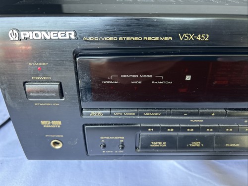 Pioneer VSX-452 5 Channel AV Surround Sound Receiver (untested) Powers On - Picture 2 of 8