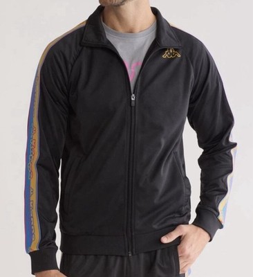 Kappa 222 Banda Unisex Anniston Black Streetwear Outdoor Gorpcore Track Jacket M