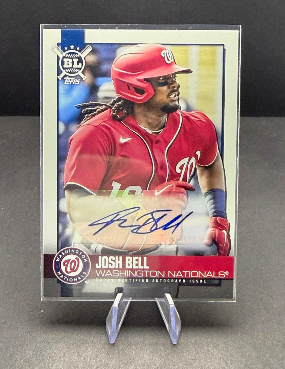 Topps 2021 Big League Big League Autographs Josh Bell #BLA-JO Auto Nationals