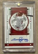 2024 Panini National Treasures - Jimmy Rollins Timeless Talents Auto 4/5 #TTS-JR