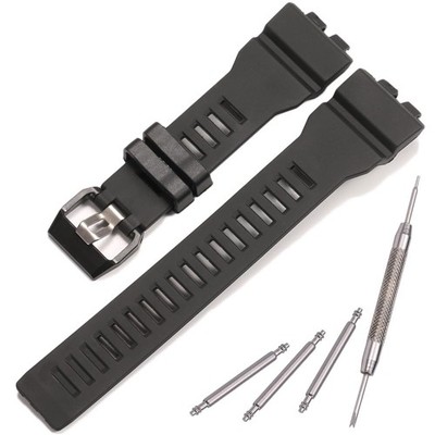 Resin Strap Compatible with Casio G-Squad GBD-800 GBD800UC GBA-800 Black Watc...