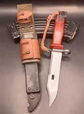 Romanian Type II Bayonet w/ Complete Sheath - Unissued Soviet Cold War #1