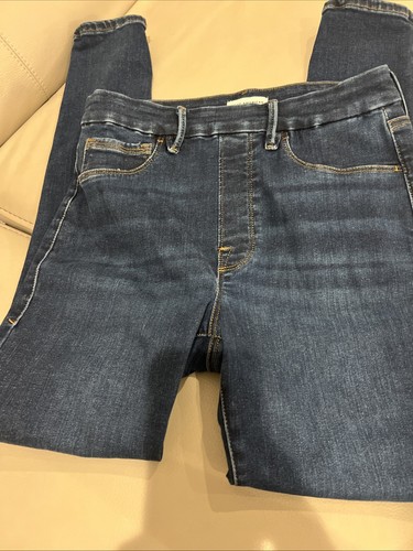 Good American Power Stretch Pull-On Straight Leg Jeans. Size Large - Picture 4 of 4