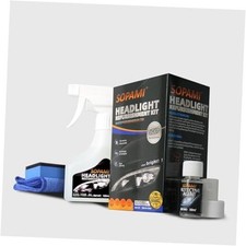 Car Headlight Restoration Kit Headlight Cleaner Restores Clear Yellowed Car