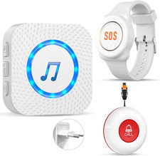 Senioren Notruf Armband Notrufknopf Notrufarmband Funkalarm 100m Notfallknopf