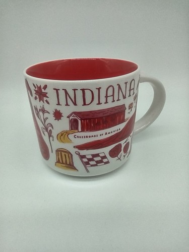 Starbucks Indiana Been There Series Across the Globe 14 oz Kaffeebecher Tasse 2018