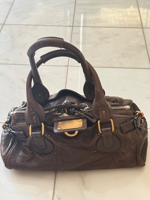 Auth Chloe paddington brown bag and key. Read Description