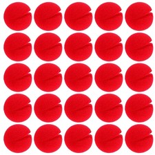 25 Pcs Red Clown Noses Cosplay Foam Circus for Halloween red