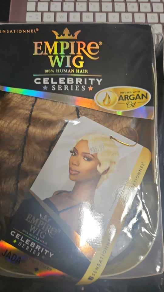 Pelucas brasileñas 100 % reales de cabello humano corto onda de dedo para mujer negra Foto 2 de 3