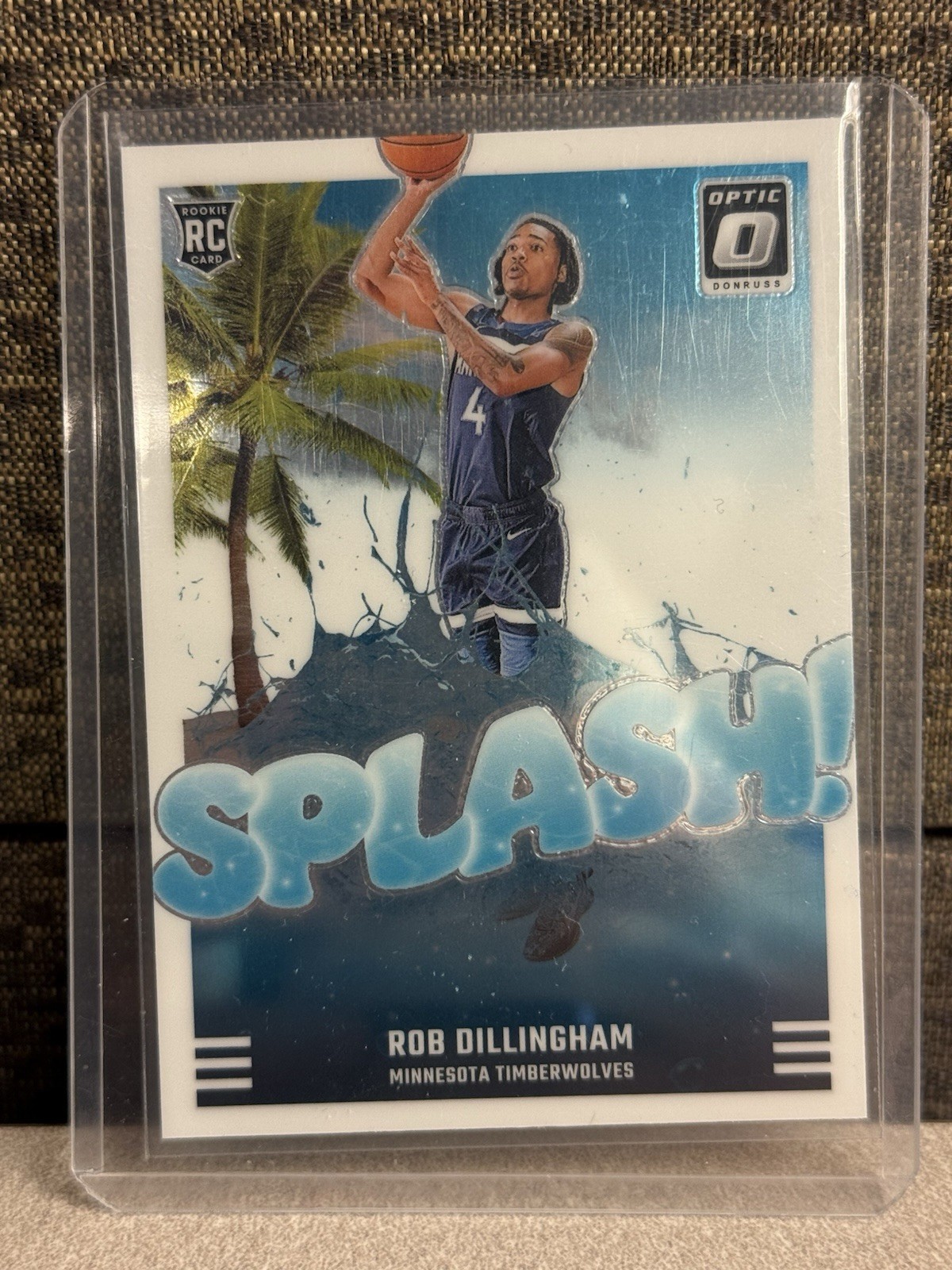 2024-25 Panini Donruss Optic Splash! #8 Rob Dillingham Minnesota Timberwolves