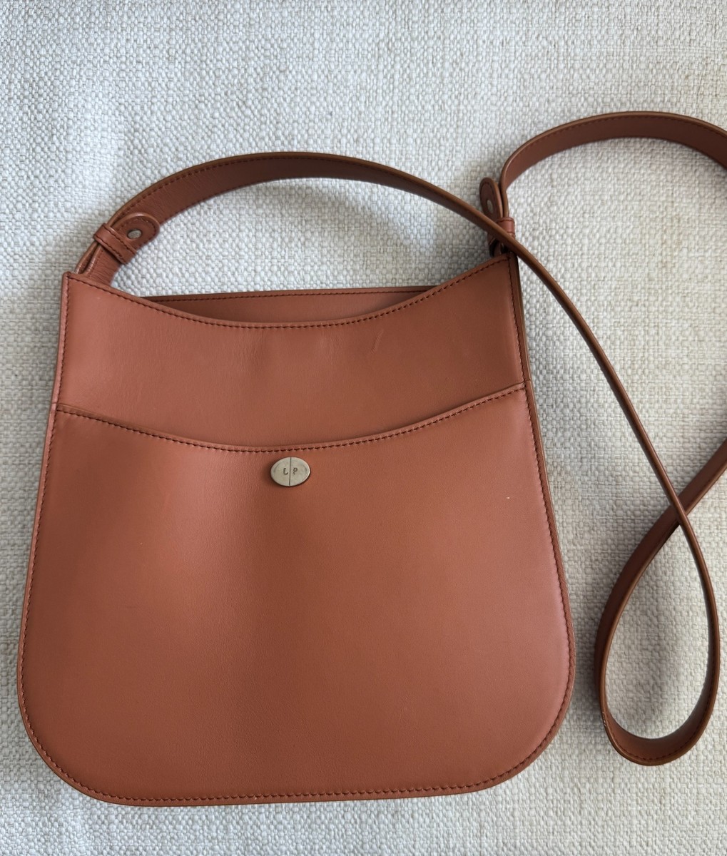 LORO PIANA Camel color leather FLEUR Crossbody Bag | eBay