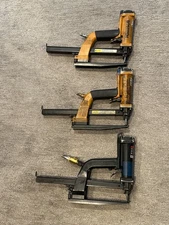 2-Bostitch SB103020 Series P51-10B & 1-Uline SP50-10B Pneumatic Staplers - USED