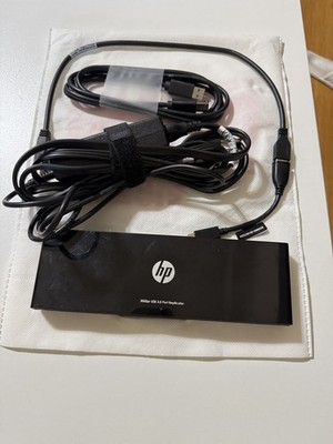 HP 3005pr USB 3.0 Port Replicator Docking Station w/ Power Adapter Tested/Works