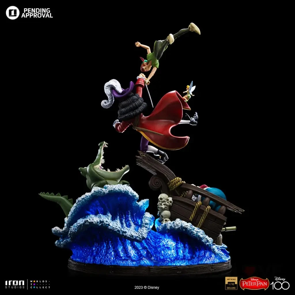 IRON STUDIOS DISNEY PETER PAN VS HOOK DELUXE 1/10 42CM