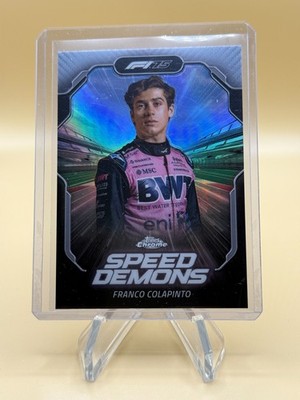 2025 Topps Chrome F1 Franco Colapinto Speed Demons #SD-9 Refractor