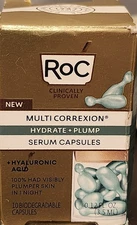 RoC Multi Correxion Hydrate + Plump Serum Capsules with Hyaluronic Acid 10 Caps