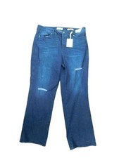 Jessica Simpson Size 32 Dark Wash Straight Flirt Bootcut Denim Jeans NWT 79