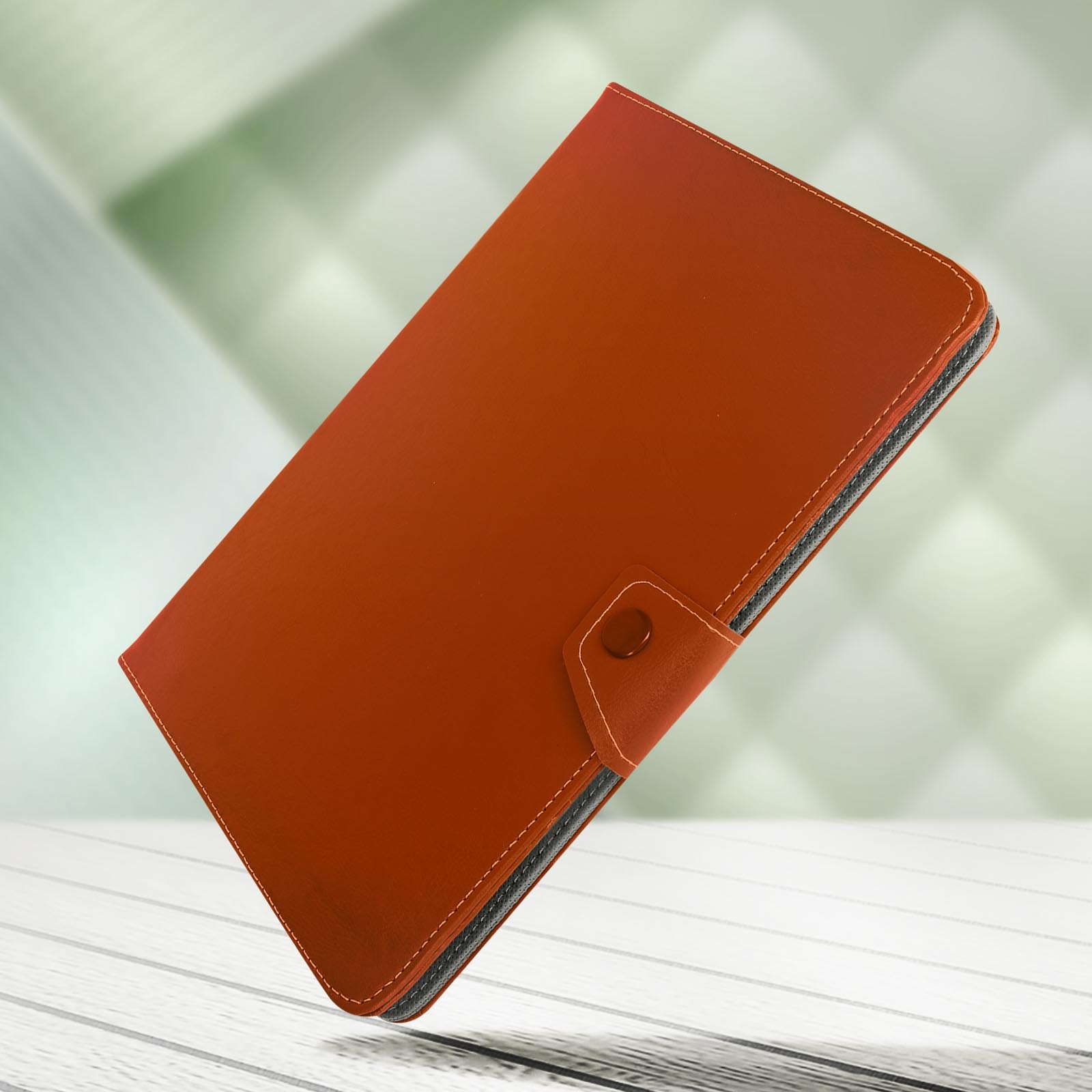 Housse tablette 10 pouces orange avec support ajustable et protection intégrale - 4