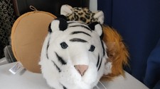 Plush Wall Mount Beverly Hills Teddy Bear Co - Leopard, Tiger, WH Tiger, Sm Lion
