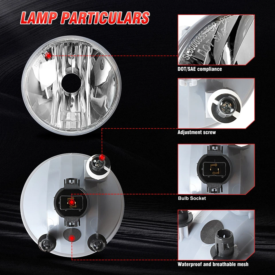 PARA PONTIAC G8 2008-2009 Par de luces antiniebla LED parachoques delantero lámpara lente transparente izquierda/dere Foto 4 de 4