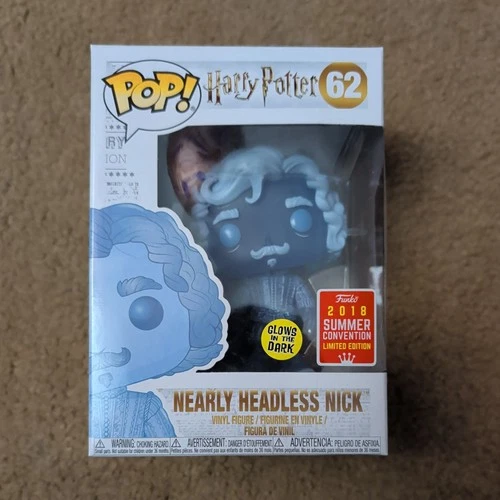 Funko Pop! Harry Potter - Nearly Headless Nick #62 (Glow in the Dark) SDCC 2018