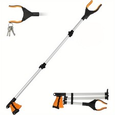 108cm Long Handled Grabber Reacher Pick Up Stick Litter Picker Disability Aid