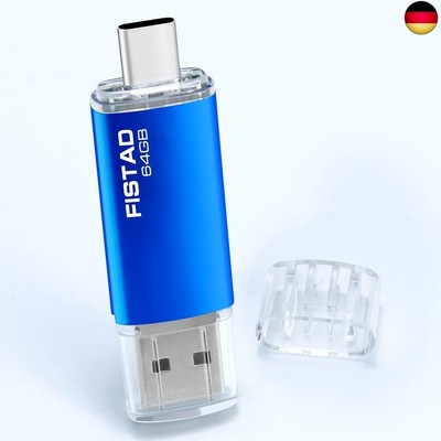 USB Stick 64GB, 2 in 1 OTG Speicherstick 64GB USB 2.0 Pen Drive Memory Stick