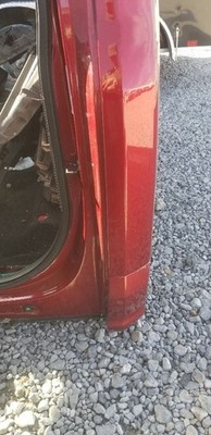 15 FORD F150 CREW CAB CORNER B PILLAR POST ROCKER CUT LEFT DRIVER RED