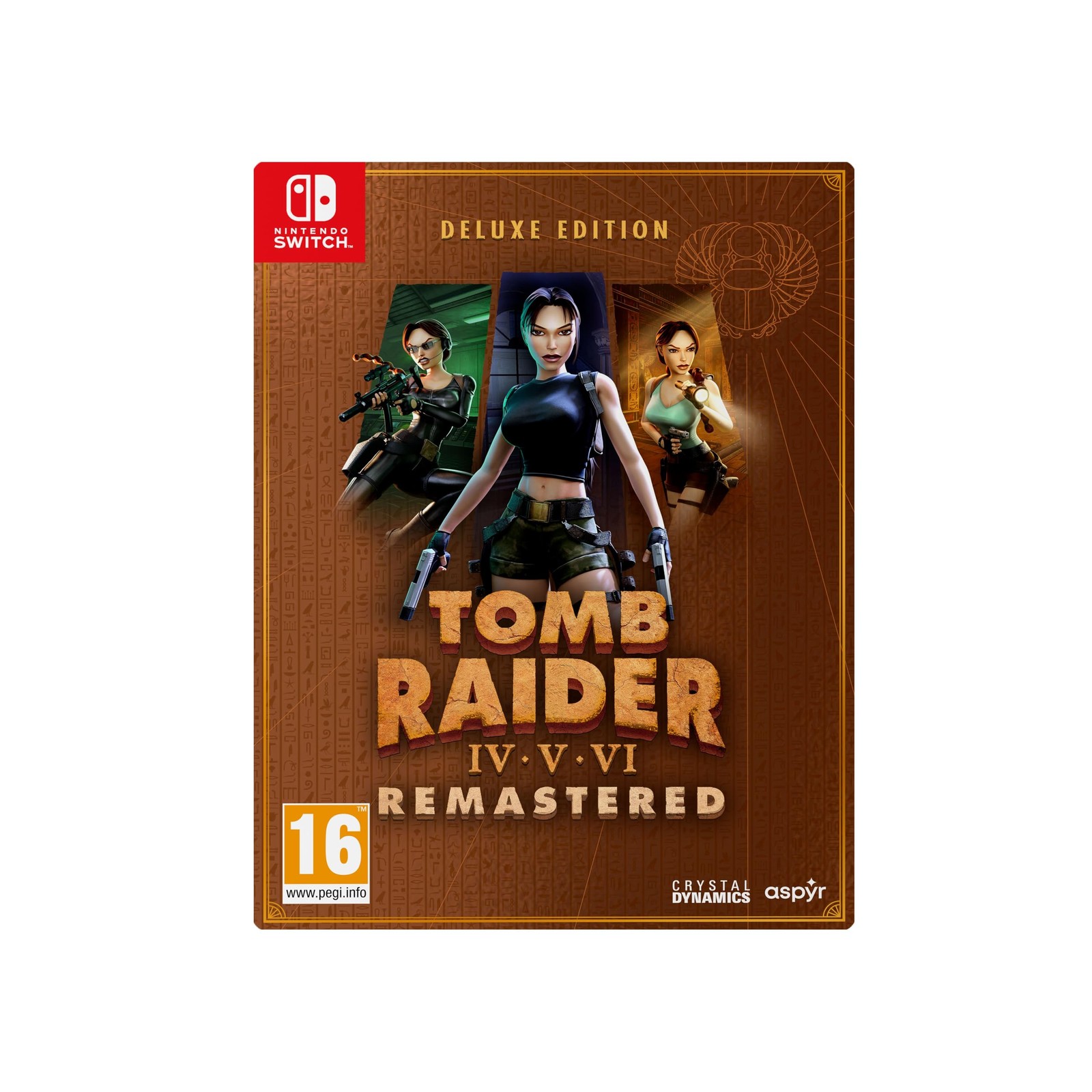 Tomb Raider IV-IV Remastered Starring Lara Croft (Deluxe Edition) (Switch) (New)