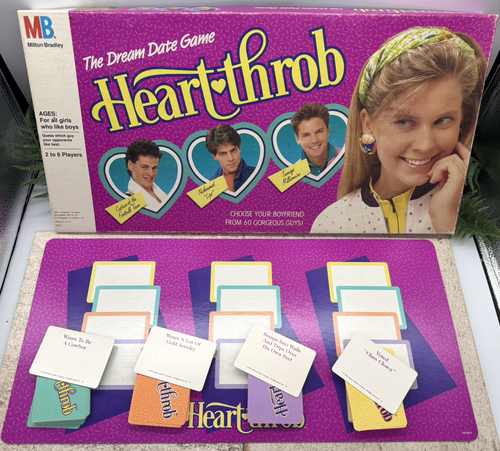 Vintage Original Heartthrob Board Game 1988 Milton Bradley Complete - Picture 7 of 9