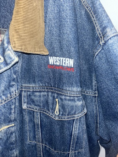 Men's Vintage Swingster S Denim Jacket Quilted Lined Size 3XL Used - Picture 3 of 16