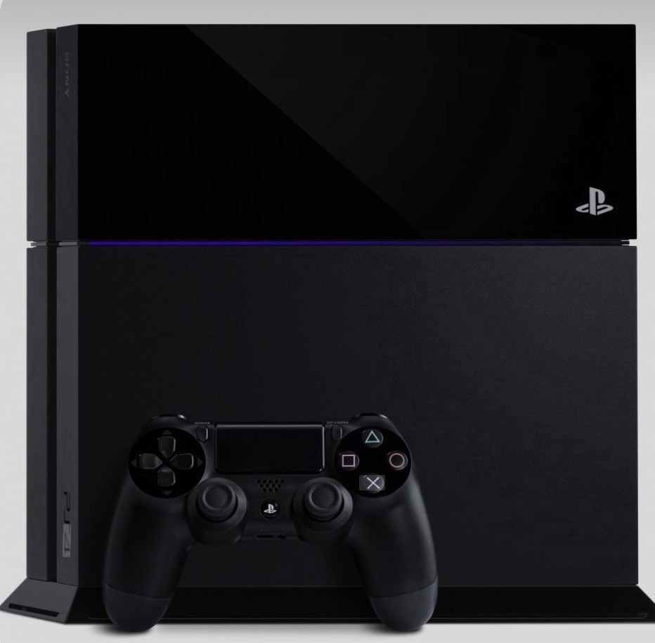 Sony PlayStation 4 Console domestica nera con controller DualShock 4