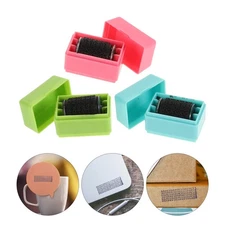 3 Pcs Self Inking Roller Security Stamp Privacy Smear Seal Classified