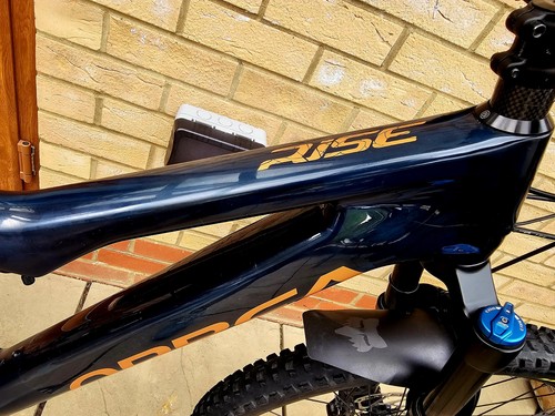 Orbea Rise M20 Full Suspension Mountain Bike Large Carbon 18.5kg EP8 Shimano Fox - Picture 13 of 24