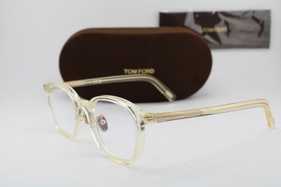 TOM FORD サングラス TF5858-D-B 039 トムフォード NEW TOM FORD TF 5858-D-B 039 CLEAR BEIGE GOLD AUTHENTIC EYEGLASSES